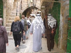 Byporten i Hebron på Vestbredden